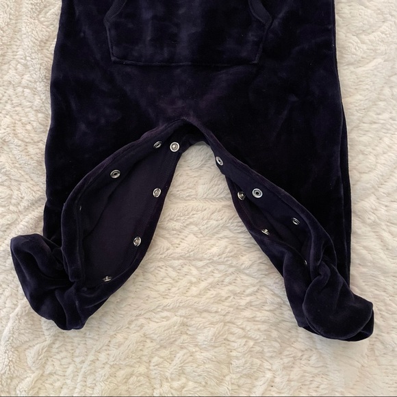 Ralph Lauren Navy Blue Velvet outfit/onesie - 6 months - Picture 3 of 5